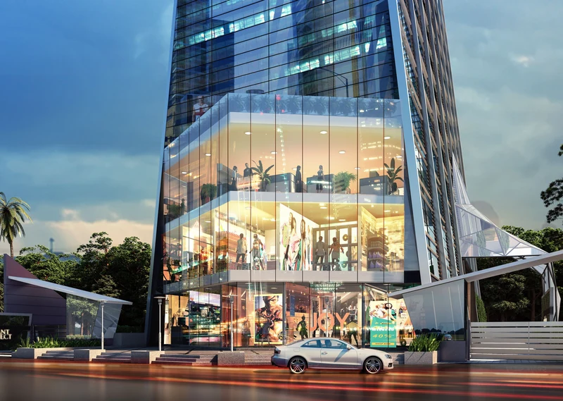 Tharwani Vedant Connect Front Elevation Tharwani Vedant Connect Front Elevation